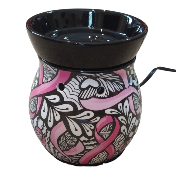 Scentsy Accents Scentsy Ribbons Of Hope Breast Cancer Candle Warmer